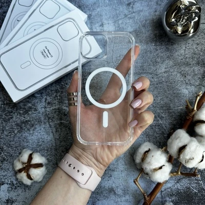 Прозорий чохол Clear Case MagSafe для iPhone 12 , iPhone 12 Pro Прозорий