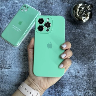 Чохол Silicone Case FULL 360 для iPhone 12 Pro Mint