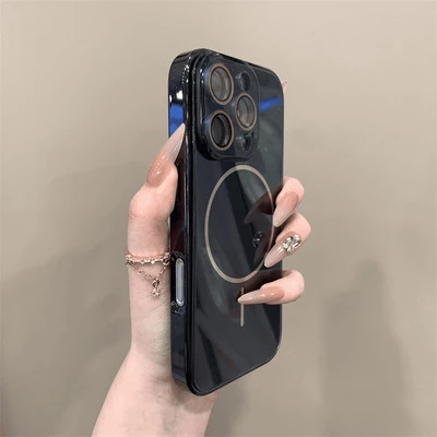 Глянцевий чохол Lume gloss з MagSafe для iPhone 14 Pro Max Black