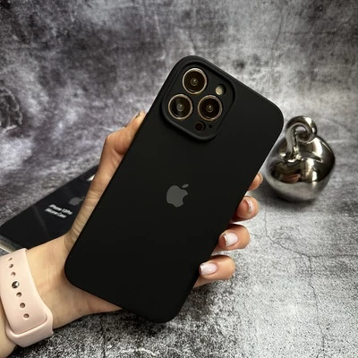 Чохол Silicone Case FULL 360 для iPhone 12 Black