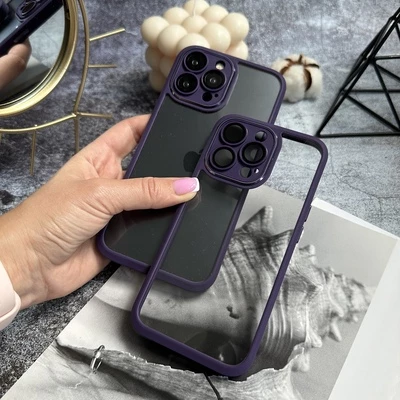 Чохол притиударний прозорий Avengare armour для iPhone 12 Pro Purple