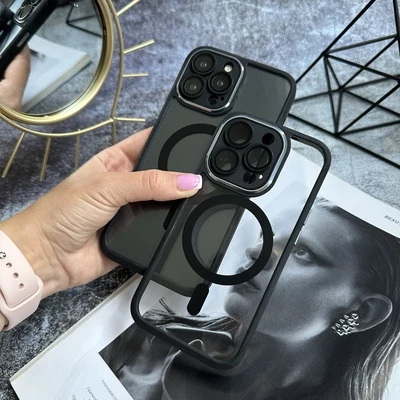 Чохол притиударний Avengare armour Magsafe для iPhone 15 Pro Black