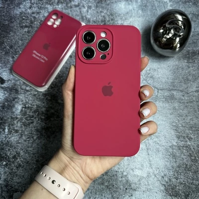 Чохол Silicone Case FULL 360 для iPhone 12 Pro Rose red
